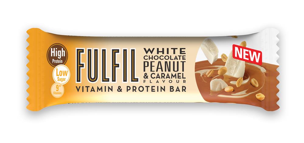 Fulfil White Peanut and Caramel Bar 55g