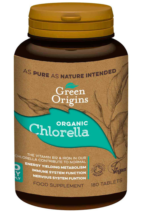 Green Origins Organic Chlorella Tablets 180 Tablets