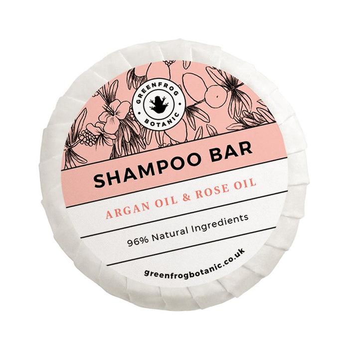 GreenFrog Botanics Shampoo Bar - Argon and Rose 50g