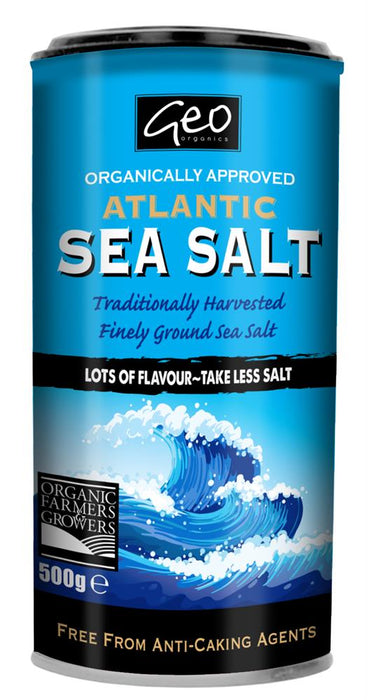 Geo Organics Atlantic Sea Salt - Fine 500g