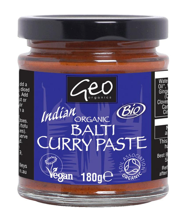 Geo Organics Pastes - Org Balti Curry Paste 180g