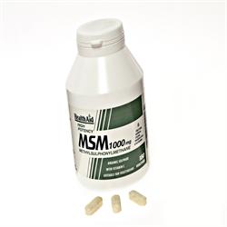 HealthAid MSM 1000mg 180 Tablets