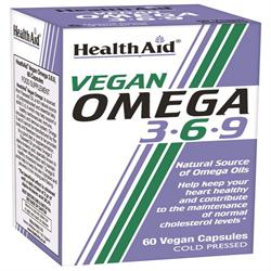 HealthAid Vegan Omega 3.6.9 60 Capsules