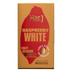 Harris and James Raspberry White Chocolate Bar 86g