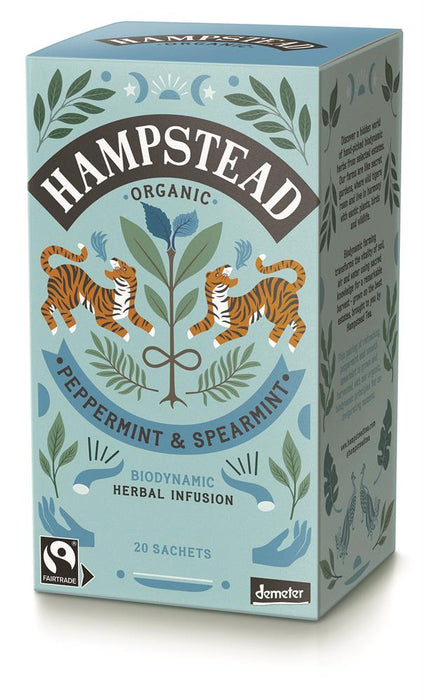 Hampstead Tea Organic Peppermint & Spearmint 20 Bags