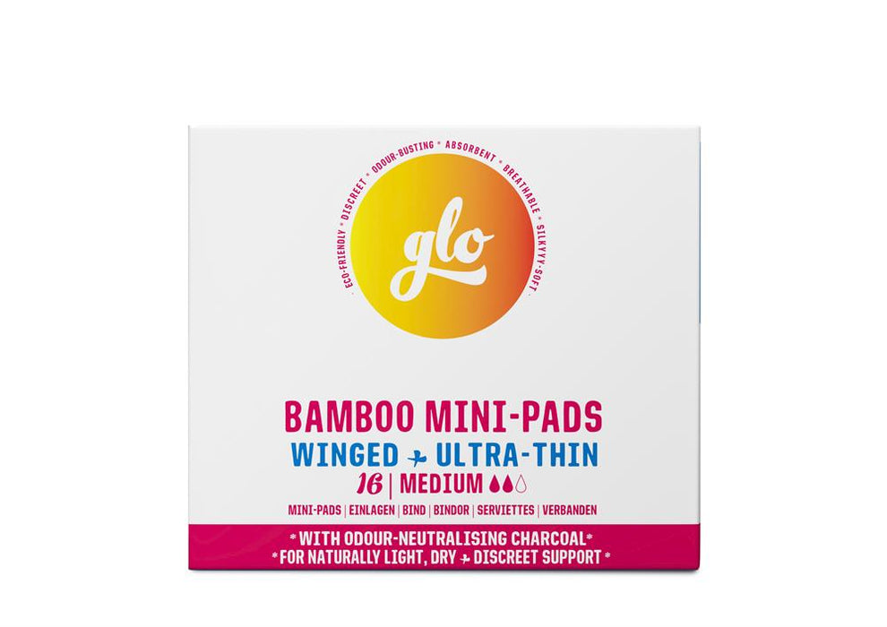 Here We Flo Glo Bamboo Mini-Pad Bladder 16pads