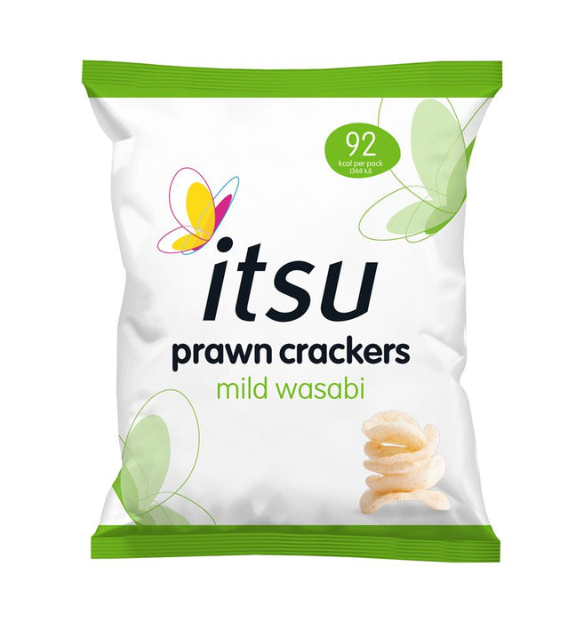 Itsu Mild Wasabi Prawn Crackers 18g
