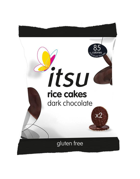 Itsu Dark Chocolate Rice Cakes 34g