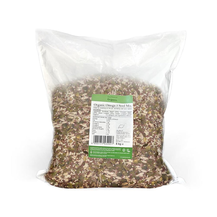 Just Natural Organic Omega 3 Seed Mix 5KG