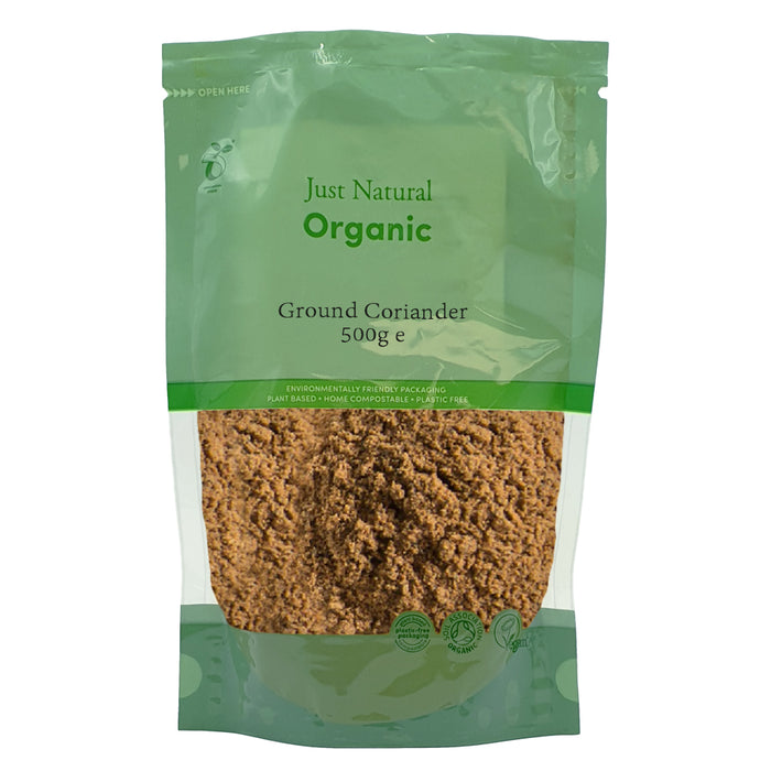 Just Natural Herbs Organic Coriander Ground 500g