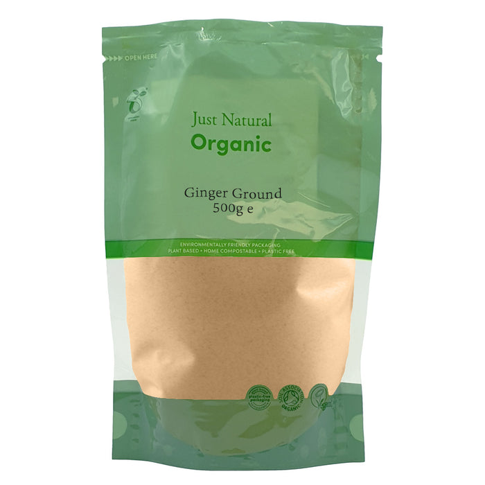 Just Natural Herbs Organic Ginger Ground 500g