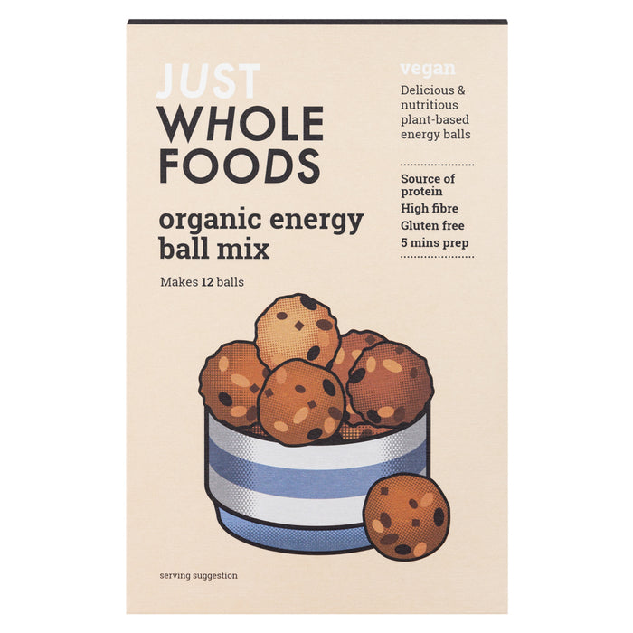 Just Wholefoods Organic Vegan Energy Ball Mix 140g