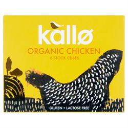 Kallo Chicken Stock Cubes Organic 66g