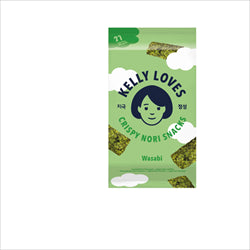 Kelly Loves Crispy Nori Snacks Wasabi 4g