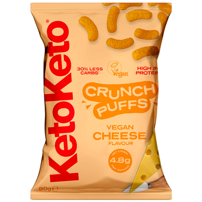 KetoKeto Crunch Puffs Vegan Cheese 80g