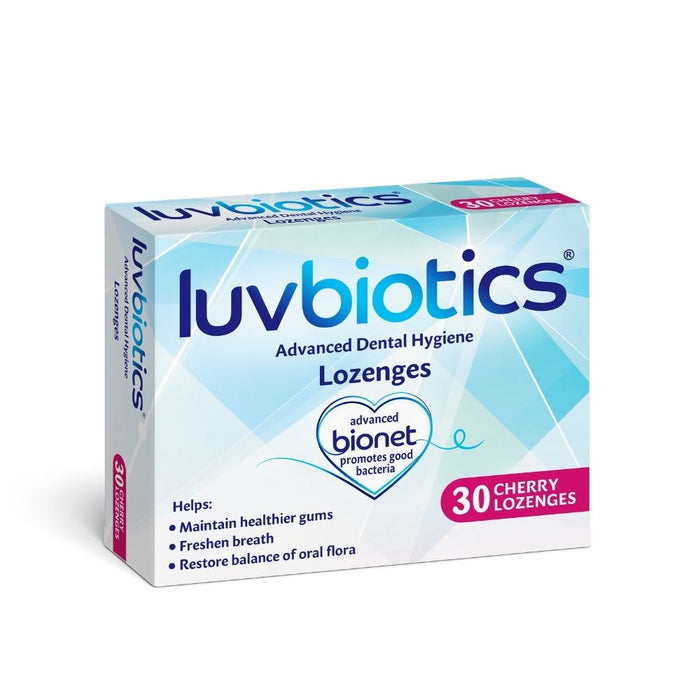 Luvbiotics Dental Lozenges Cherry 30 tablet