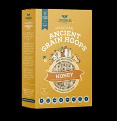 Lovegrass Ethiopia Ancient Grain Honey Hoops 350g