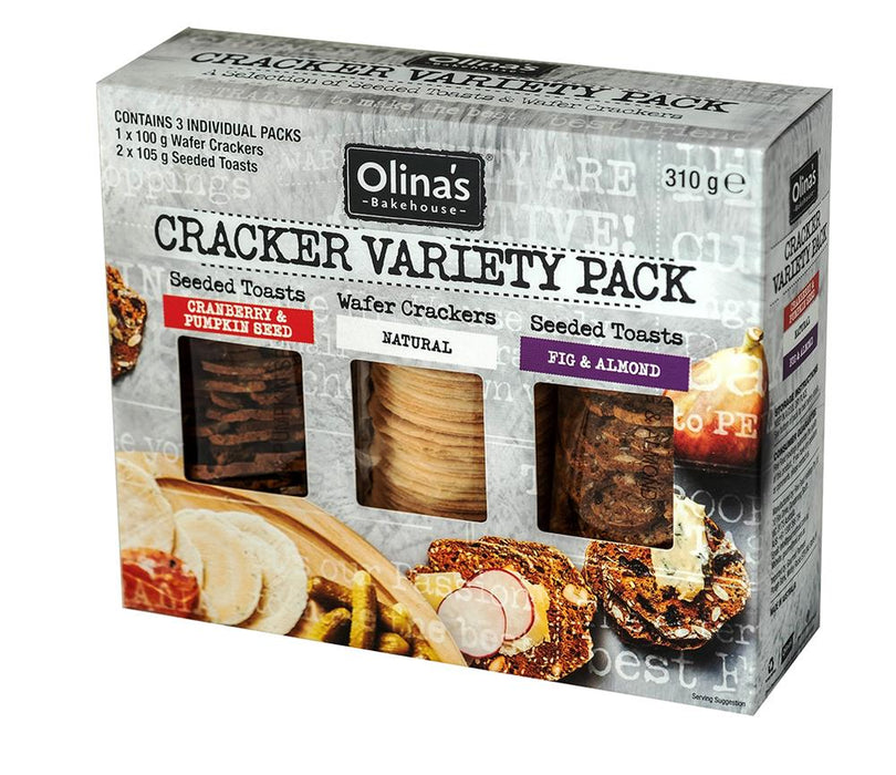 Olinas Bakehouse Cracker Variety Pack 310g