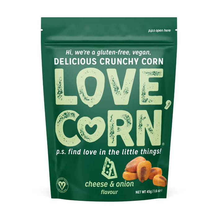 Love Corn Cheese & Onion Corn Snack 45g