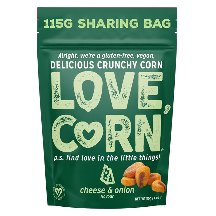 Love Corn Cheese & Onion Corn Snack 115g