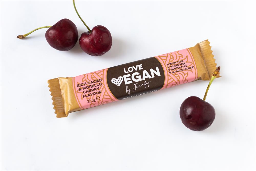 Love Vegan By Jennifer Cacao and Morello Cherry Raw 32.5g