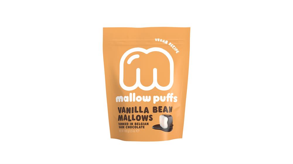 MALLOW PUFFS Vanilla Bean Choc Mallows 100g