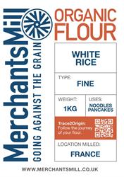 Merchants Mill Organic White Rice Flour 1KG