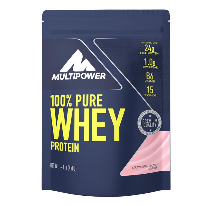 Multipower 100% Whey Protein Strawberry 450g