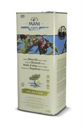 Mani Organic Extra Virgin Olive Oil 5L
