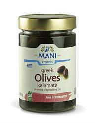 Mani Organic Kalamata Olives in Oil 500ml