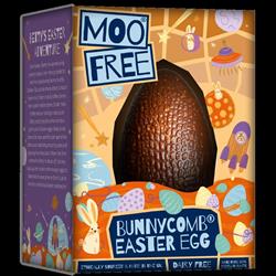 Moo Free Bunnycomb Egg 85g