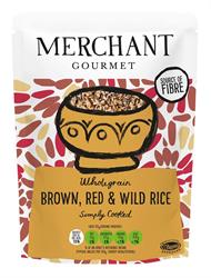 Merchant Gourmet Brown Red & Wild Rice 250g