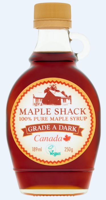 Maple Shack Grade A Dark 100% Maple Syrup 189ml