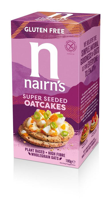 Nairns GF Super Seeded Oatcake 180g