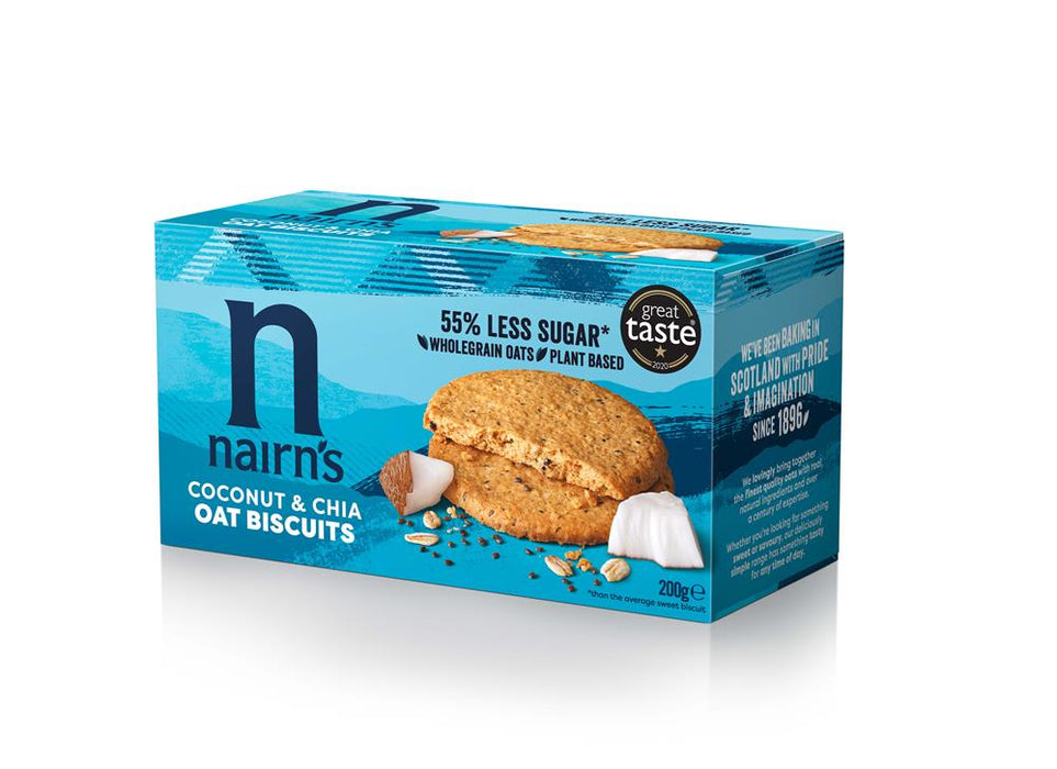 Nairn's Coconut and Chia Oat Biscuit 200g