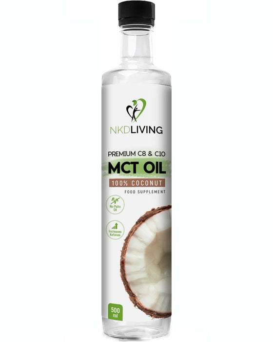 NKD Living MCT Oil (60/40) from Coconuts 500ml