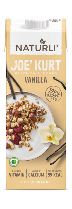 Naturli Ambient Joe Kurt Vanilla Yoghurt 1000ml