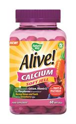 Nature's Way Alive! Calcium Soft Jells 60gummies