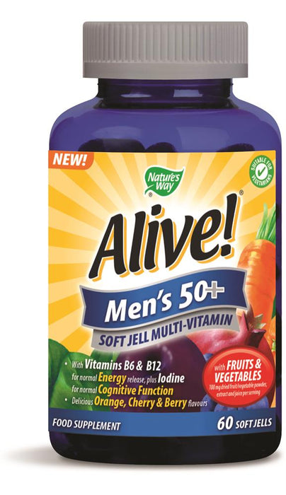 Nature's Way Alive! Men`s 50+ Soft Jells 60softgels