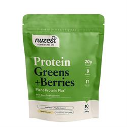 Nuzest Protein Greens + Berries Vanilla Caramel 300g