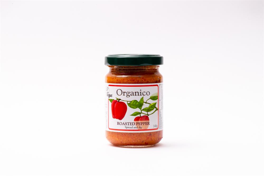 Organico Org Roasted Red Pepper Dip 140g
