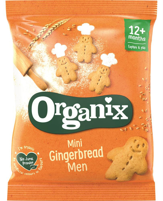 Organix Biscuits G/Bread Men 25g