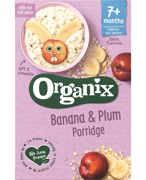 Organix Banana/Plum Orgc Baby Porridge 200g