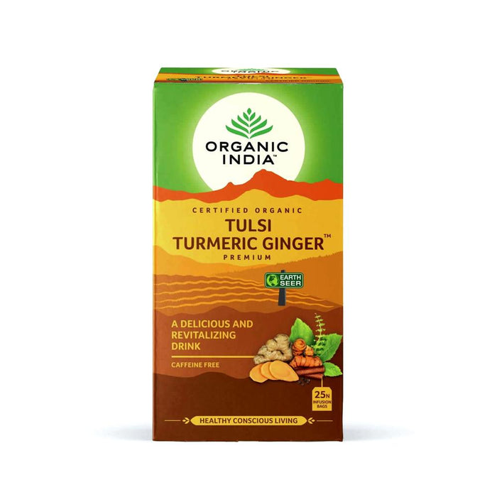 Organic India Organic Tusli Turmeric Ginger 25bag