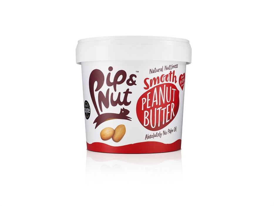 Pip & Nut Smooth Peanut Butter Tub 1KG