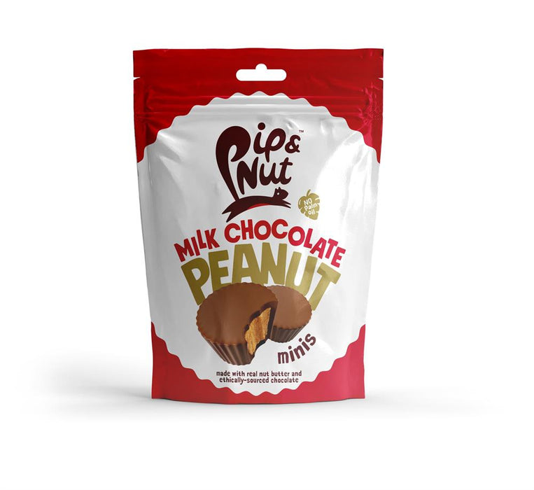 Pip & Nut Milk Choc Peanut B cups bags 88g