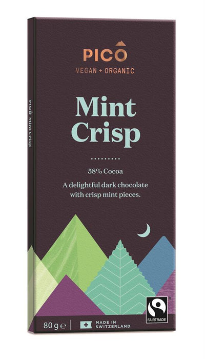 Pico Organic Mint Crisp Bar 80g