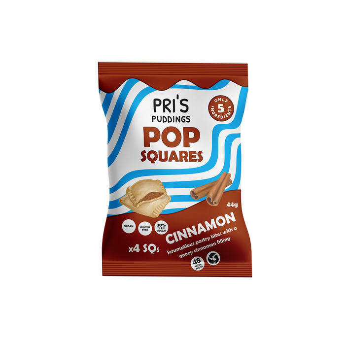 Pris Puddings Pop Squares - Cinnamon 44g