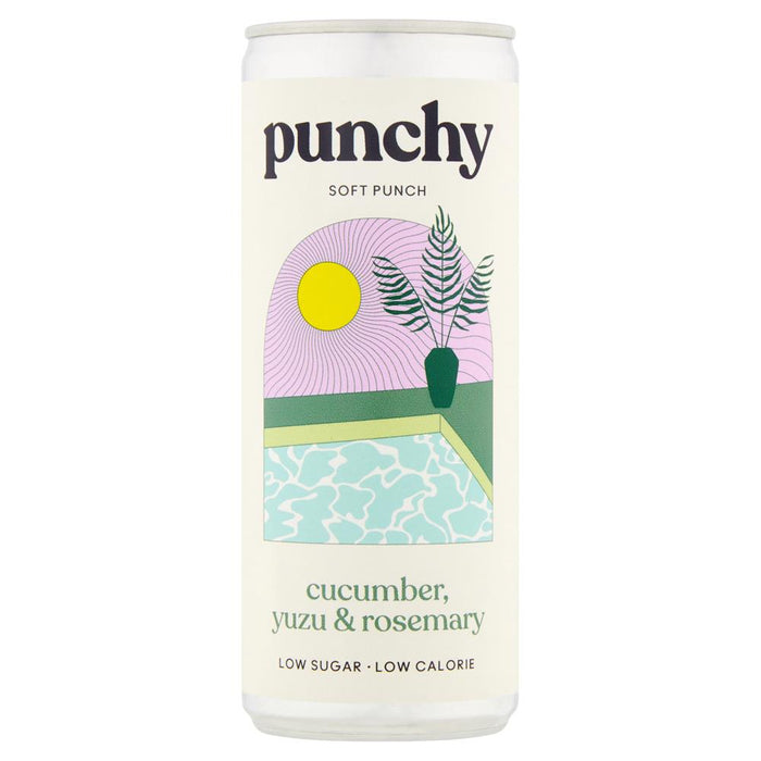 Punchy Drinks Cucumber Yuzu & Rosemary 250ml