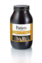 Potters Malt Extract Cod Liver Oil 650g